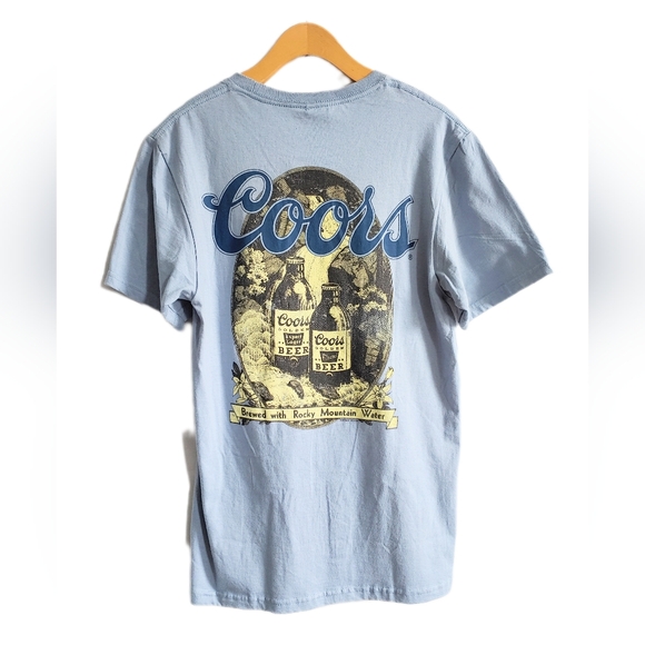 Coors Banquet Beer Blue T-Shirt, S - Picture 4 of 4